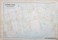 Genuine-Antique-Hand-Colored-Map-Plate-6---Rumson-Road-and-Adjoining-Properties-NJ--1889-Chester-Wolverton-Maps-Of-Antiquity