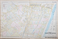 Genuine-Antique-Hand-Colored-Map-Plate-9---Part-of-Long-Branch-NJ--1889-Chester-Wolverton-Maps-Of-Antiquity