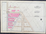 Genuine-Antique-Printed-Color-Map-Plate-162---Part-of-Sections-7-&-8-United-States-Northeast-1930-Bromley-Maps-Of-Antiquity-1800s-19th-century