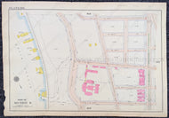 Genuine-Antique-Printed-Color-Map-Plate-166---Part-of-Sections-7-&-8-United-States-Northeast-1916-Bromley-Maps-Of-Antiquity-1800s-19th-century