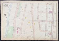 Genuine-Antique-Printed-Color-Map-Plate-174---Part-of-Section-8-United-States-Northeast-1916-Bromley-Maps-Of-Antiquity-1800s-19th-century