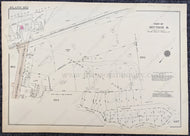 Genuine-Antique-Printed-Color-Map-Plate-182---Part-of-Section-8-United-States-Northeast-1930-Bromley-Maps-Of-Antiquity-1800s-19th-century