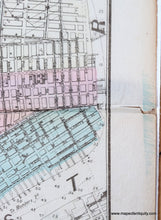 Load image into Gallery viewer, 1868 - Map of the City of New York, Prepared by W.C. Rogers &amp; Co. Expressly for Joseph Shannon's Manual of N.Y. for 1868 - Genuine Antique Map
