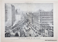 Genuine-Antique-Print-The-Herald-Square-of-The-Future-1902-Harpers-Weekly-Maps-Of-Antiquity