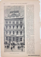 Genuine-Antique-Print-The-New-York-Stock-Exchange-1885-Harper's-New-Monthly-Magazine-Maps-Of-Antiquity