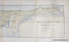 Load image into Gallery viewer, 1909 - The Island of Manhattan (Mannahtin) at the Time of its Discovery - Genuine Antique Map
