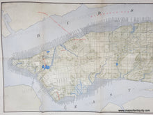 Load image into Gallery viewer, 1909 - The Island of Manhattan (Mannahtin) at the Time of its Discovery - Genuine Antique Map
