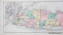 Load image into Gallery viewer, 1873 - Map of Long Island - Antique Map
