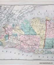 Load image into Gallery viewer, 1873 - Map of Long Island - Antique Map
