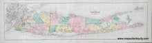 Load image into Gallery viewer, 1873 - Map of Long Island - Antique Map
