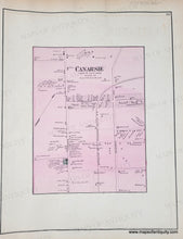 Load image into Gallery viewer, 1873 - Double-sided page with maps of parts of Brooklyn: Portion of East New York, New York, verso Canarsie and New Lots - Antique Map
