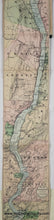 Load image into Gallery viewer, 1898 - The Hudson By Daylight Map From New York Bay To The Head Of Tide Water... Also Names
