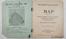 Load image into Gallery viewer, 1898 - The Hudson By Daylight Map From New York Bay To The Head Of Tide Water... Also Names
