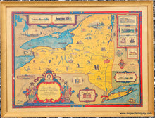 Load image into Gallery viewer, Genuine-Antique-Map-Historical-Map-of-the-State-of-New-York-1937-Annand-Historical-Map-Bureau-Maps-Of-Antiquity
