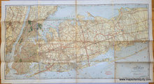 Load image into Gallery viewer, NYO1030-Genuine-Antique-Folding-Map-Map-of-Long-Island-1916-Williams-Map-and-Guide-Co-Maps-Of-Antiquity
