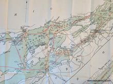 Load image into Gallery viewer, 1910 - New Map of the Thousand Island Region Including the St Lawrence River from Kingston to Ogdensburg - Antique Map
