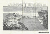 Genuine-Antique-Print-The-South-View-of-Oswego-on-Lake-Ontario-1850-Pease-Maps-Of-Antiquity