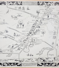 Load image into Gallery viewer, Black and white Genuine-Vintage-Map-Historical-Map-of-East-Hampton-L-I-1648-1800-300th-Anniversary-1948-1948-Whipple-Maps-Of-Antiquity
