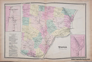 Genuine-Antique-Map-Tioga-(NY)-1869-Beers-Ellis--Soule-Maps-Of-Antiquity