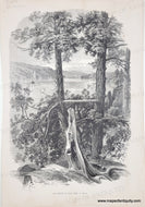 Genuine-Antique-Print-The-Hudson-at-Hyde-Park-NY-c-1874-The-Aldine-Maps-Of-Antiquity