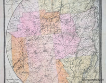 Load image into Gallery viewer, 1893 - Map of the Adirondack Wilderness - Antique Map
