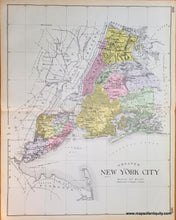 Load image into Gallery viewer, 1911 - Greater New York City - Antique Map
