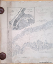 Load image into Gallery viewer, 1887 - Long Island Sound (Western Sheet) - Antique Chart

