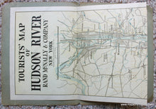 Load image into Gallery viewer, Genuine-Antique-Map-Tourist-Map-of-the-Hudson-River-New-York--1923-Rand-McNally-Maps-Of-Antiquity-1800s-19th-century
