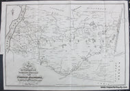Genuine-Antique-Map-A-Map-of-the-Towns-of-Livingston-Germantown-and-Clermont-in-the-County-of-Columbia.-Compiled-from-Actual-Surveys-In-January-1798.-John-Wigram.-1850-Documentary-History-of-the-State-of-New-York-Maps-Of-Antiquity