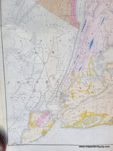 Load image into Gallery viewer, Genuine-Antique-Geological-Map-Geological-Map-of-Long-&amp;-Staten-Islands-with-the-Environs-of-New-York-1842-W.W.-Mather-Maps-Of-Antiquity

