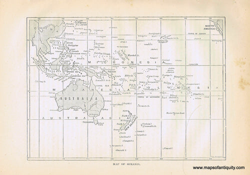 Genuine-Antique-Map-Map-of-Oceania--1881-Robert-Brown-Maps-Of-Antiquity