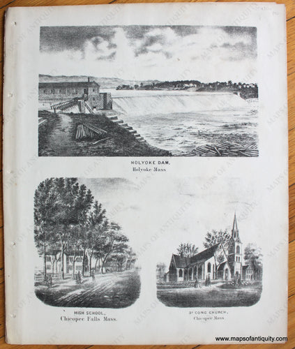 Antique-Black-and-White-Print-Scenes-and-Buildings-in-Hampden-County-MA-1870-Beers-Ellis-and-Soule-Hampden-County-1800s-19th-century-Maps-of-Antiquity