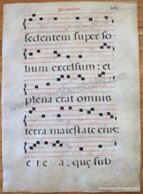 Load image into Gallery viewer, Possibly Mid-Middle Ages - Antique Sheet Music Sabbat.post. Hand Painted Genuine On Paper
