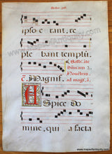 Load image into Gallery viewer, Hand-Painted-Antique-Sheet-Music-on-Paper-Antique-Sheet-Music-Sabbat.post.-Possibly-Mid-Middle-Ages-Unknown-Antique-Sheet-Music-1800s-19th-century-Maps-of-Antiquity
