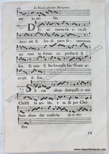 Antique-Sheet-Music-Woodblock-Printed-mid-18th-century-1700s-Maps-of-Antiquity