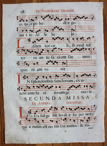 Antique-Sheet-Music-on-Paper-Antique-Sheet-Music-In-nocte-Nativitatis-Domini-c.-16th-century-Unknown-Antique-Sheet-Music-1500s-16th-century-Maps-of-Antiquity