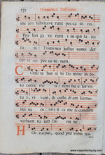 Load image into Gallery viewer, c. 16th century - Antique Sheet Music - Dominica Passionis 131 - Antique Sheet Music
