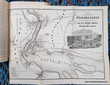 Load image into Gallery viewer, 1874 - Chisholm&#39;s All Round Route and Panoramic Guide to St. Lawrence River - Antique Book with Maps
