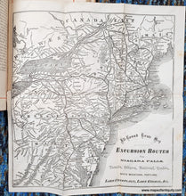 Load image into Gallery viewer, 1874 - Chisholm’s All Round Route And Panoramic Guide To St. Lawrence River Antique Book With
