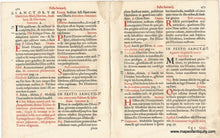 Load image into Gallery viewer, 1587 - 16th Century Music Missal Leaf Double-page - Genuine Antique Page
