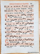 Genuine-Antique-Sheet-Music-Antique-Liturgical-Sheet-Music-Sabbato-Dominicae-iii-Quadrag-113-Dominica-iv-Quadragesimae-114-c-16th-century--Maps-Of-Antiquity