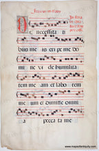 Load image into Gallery viewer, Possibly Early to Mid- Middle Ages - Antique Sheet Music - Feria VI - Antique

