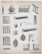 Genuine-Antique-Print-Meteorology:-Hoar-Frost,-Plate-6-c-1833-Baldwin-Cradock-Maps-Of-Antiquity