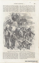 Load image into Gallery viewer, 1867 - Ballou&#39;s Monthly Magazine: Scenes in Australia  - Antique Prints
