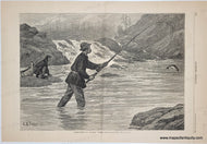 Genuine-Antique-Print-Salmon-Fishing-in-Canadian-Waters-1883-Harpers-Weekly-Maps-Of-Antiquity