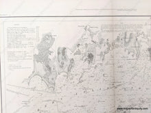 Load image into Gallery viewer, 1847 - Fisher’s Island Sound Antique Chart Genuine Coast Survey
