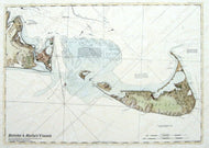 '-Nantucket-and-Martha's-Vineyard-portion-of-a-map-from-the-Atlantic-Neptune-1781.----Reproduction**********-Reproductions-Cape-Cod-and-Islands-Reproduction-Des-Barres-Maps-Of-Antiquity