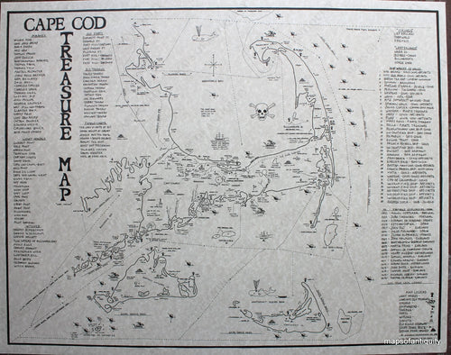 Reproduction-Map-Cape-Cod-Treasure-Map