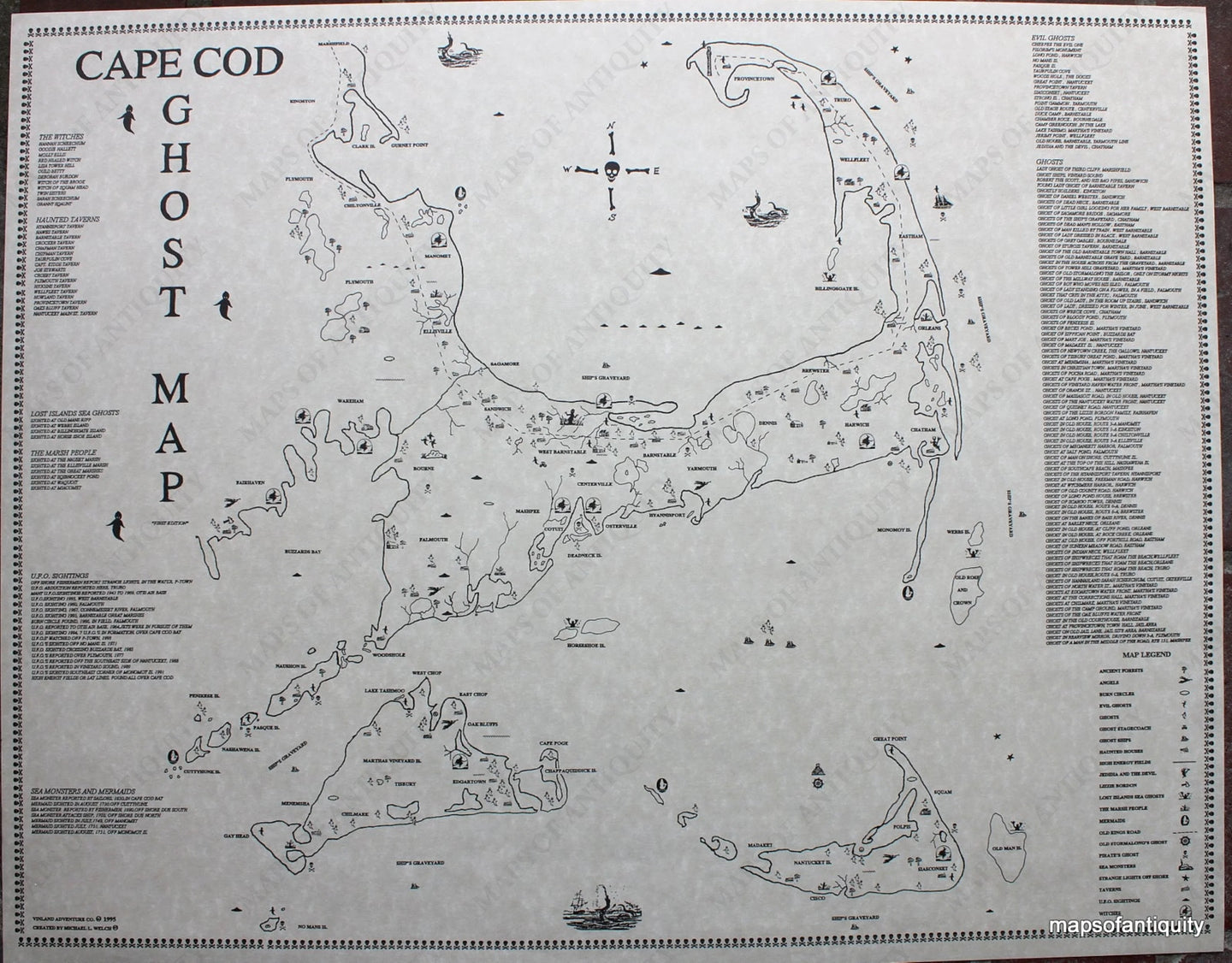 Reproduction-Map-Cape-Cod-Ghost-Map