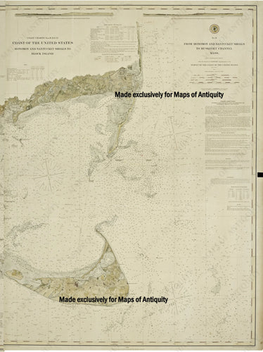 Reproduction-Map-Coast-Chart-No.-11-from-Monomoy-and-Nantucket-Shoals-to-Muskeget-Channel-Mass.-Reproduction-Print